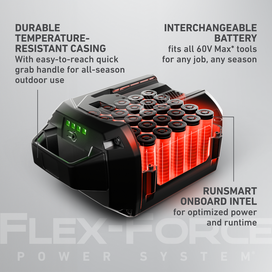 Toro 60V Max* Flex-Force 10.0 Ah Lithium-Ion Battery (66810)