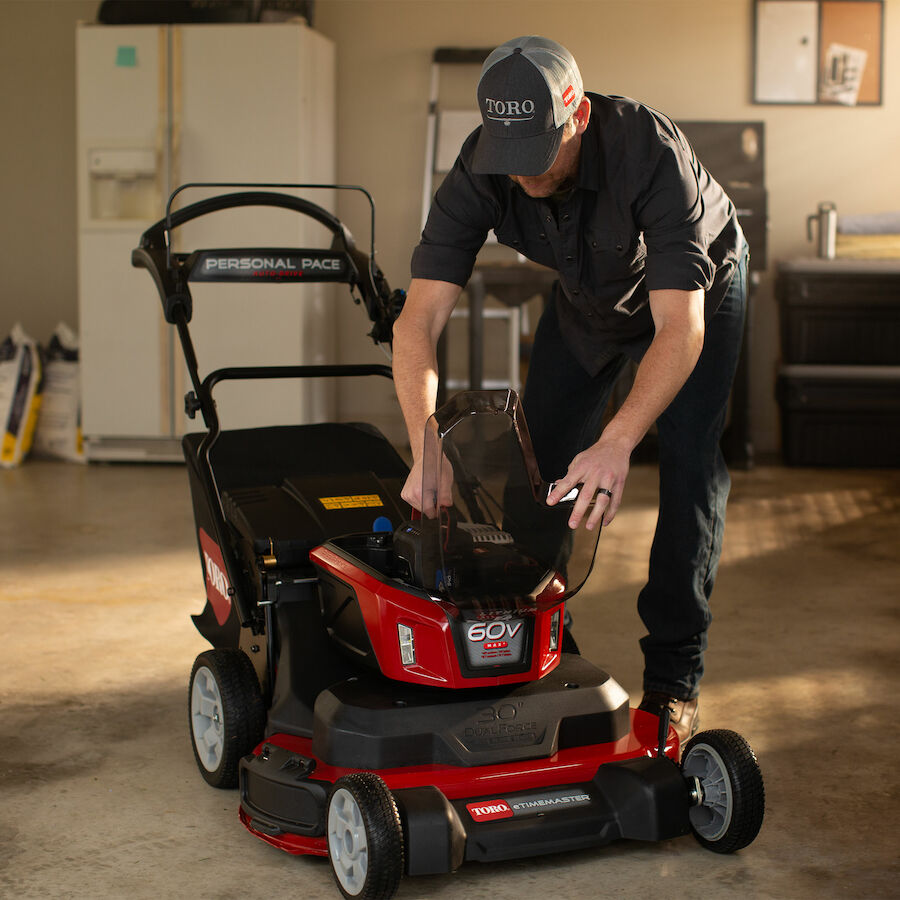 Toro 60V MAX* 30 in. (76 cm) eTimeMaster® Personal Pace® Auto-Drive Lawn Mower - (2) 10.0Ah Batteries/Chargers Included (21491)