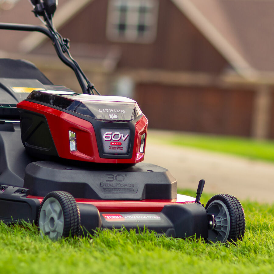 Toro 60V MAX* 30 in. (76 cm) eTimeMaster® Personal Pace® Auto-Drive Lawn Mower - (2) 10.0Ah Batteries/Chargers Included (21491)