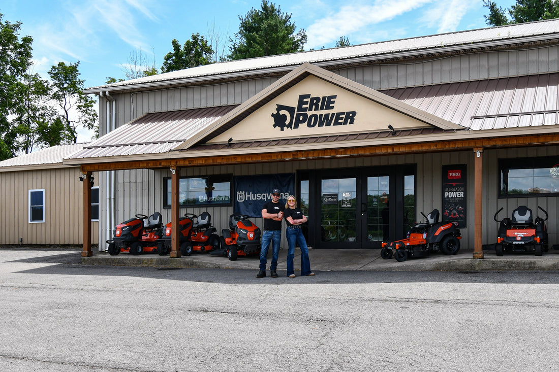 Local lawn equipment dealer vs big box store comparison in Newark NY