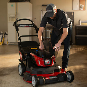 Toro 60V MAX* 30 in. (76 cm) eTimeMaster® Personal Pace® Auto-Drive Lawn Mower - (2) 10.0Ah Batteries/Chargers Included (21491)