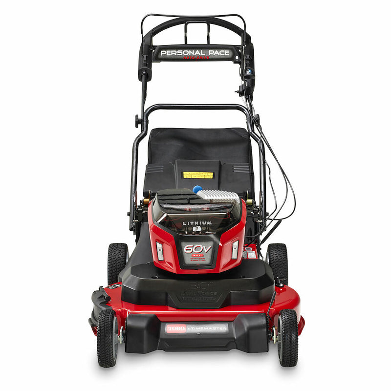 Toro 60V MAX* 30 in. (76 cm) eTimeMaster® Personal Pace® Auto-Drive Lawn Mower - (2) 10.0Ah Batteries/Chargers Included (21491)