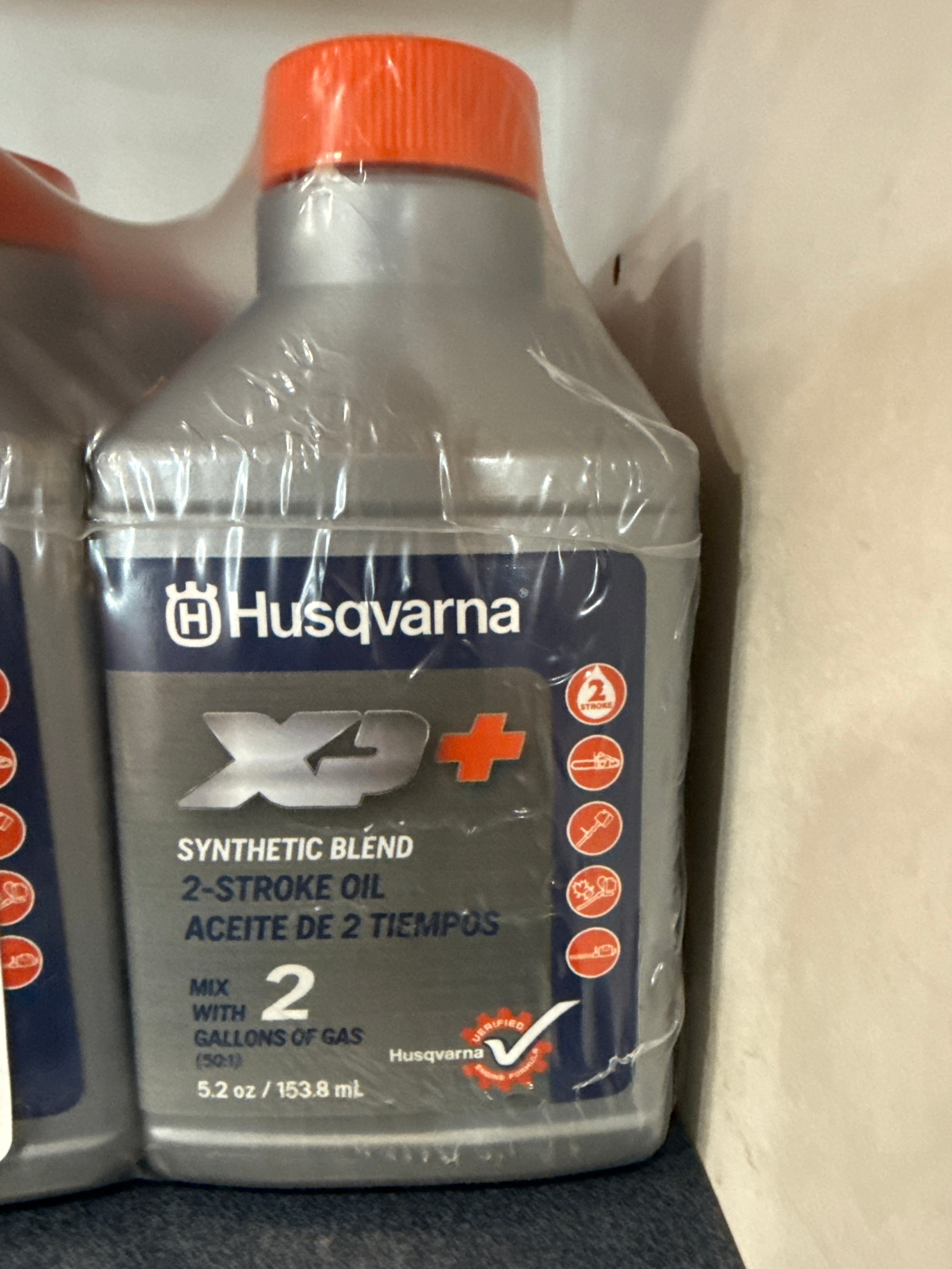 HUSQVARNA XP+ 2T OIL 2 GAL MIX 5.2OZ  (6 PACK)