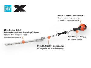 Echo DSHC-2600 Shafted Hedge Trimmer