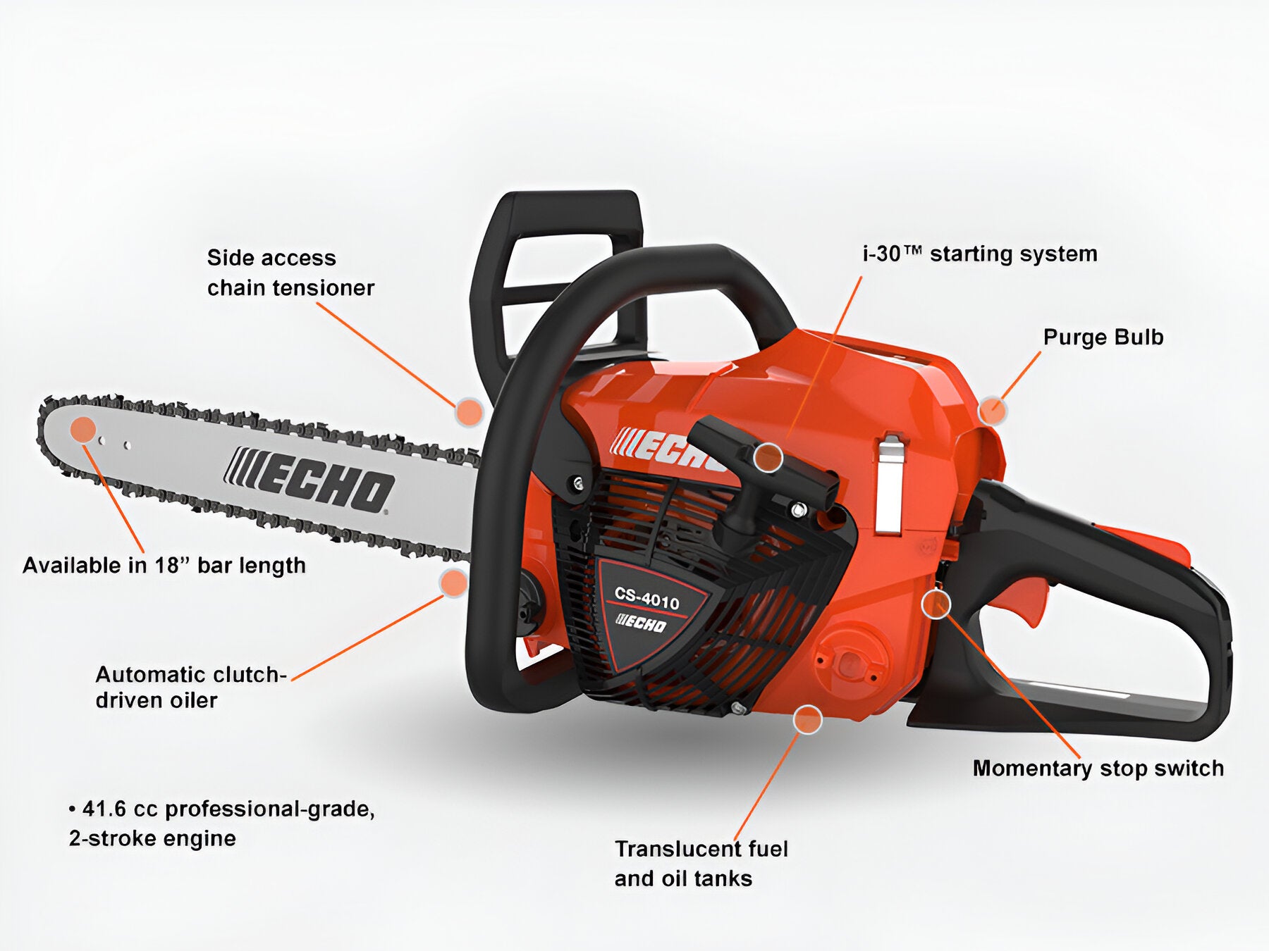 Echo CS-4010 Chainsaw 18"