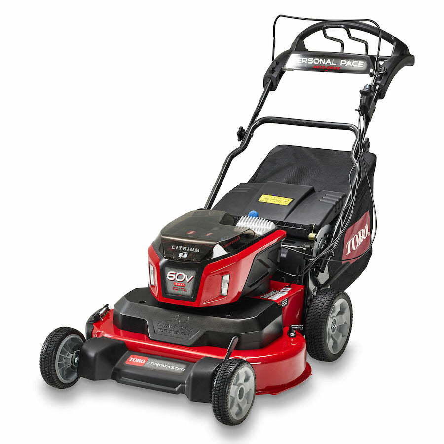 Toro 60V MAX* 30 in. (76 cm) eTimeMaster® Personal Pace® Auto-Drive Lawn Mower - (2) 10.0Ah Batteries/Chargers Included (21491)