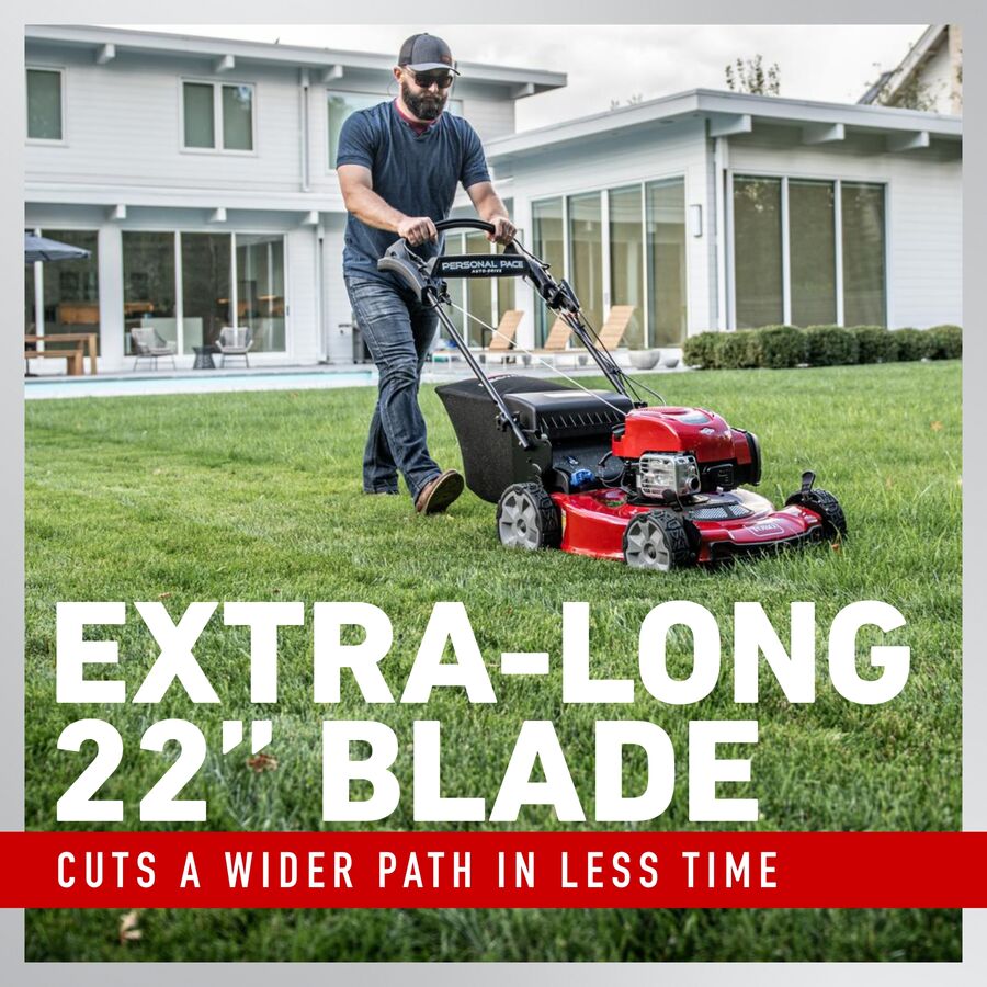 Toro 22 in. (56cm) Recycler® w/ Personal Pace® & SmartStow® Gas Lawn Mower