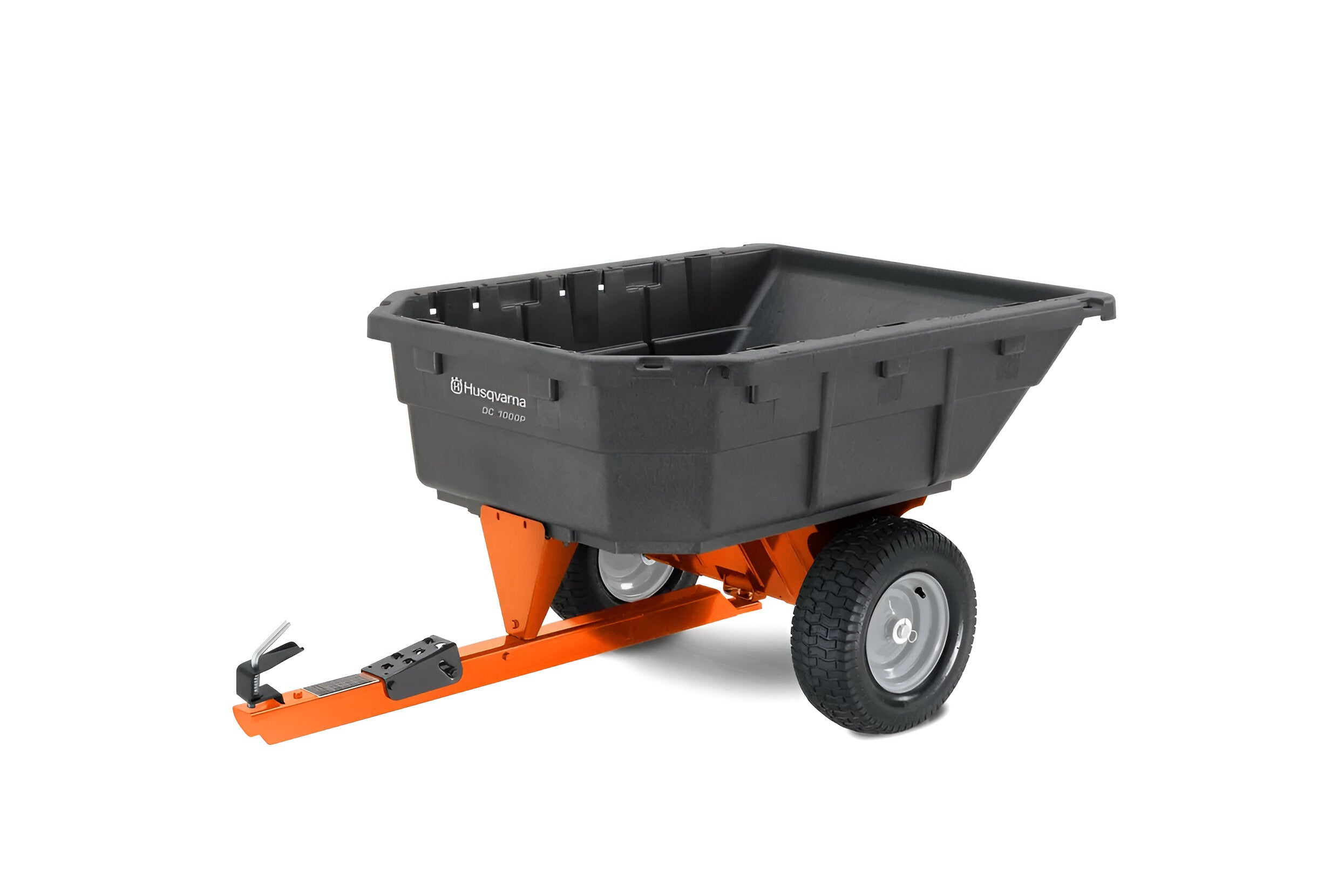 Husqvarna 12.5 cu. ft. Poly Swivel Utility Dump Cart (584401901) – Erie ...